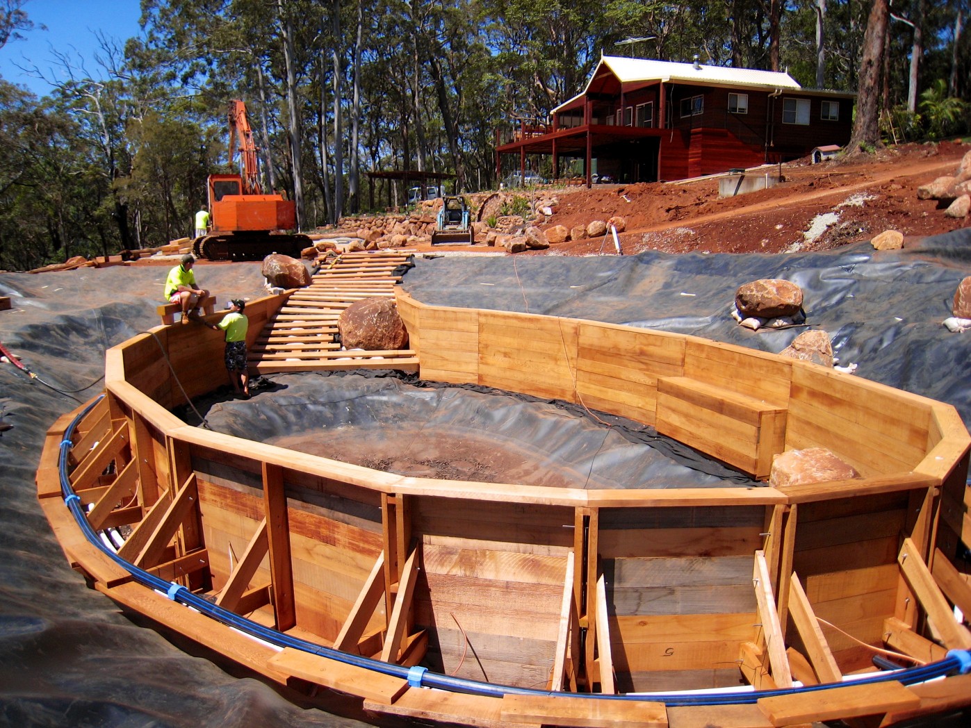 Natural Swimming Pool – During 1